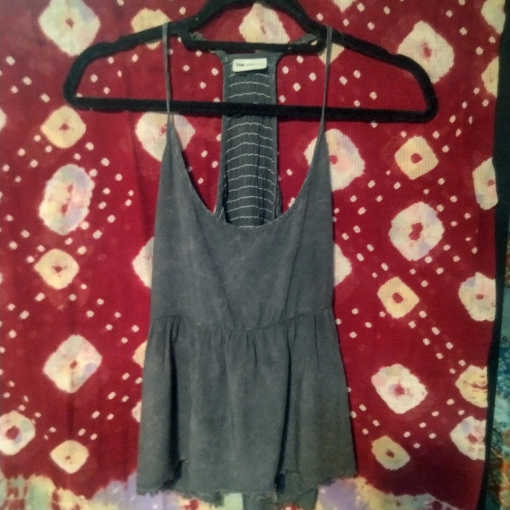 The Odells Gray Sleeveless Top